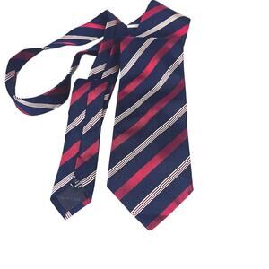 Tiffany, Men’s 100% Silk Made in Italy Career, Classic Executive Stripe Tied